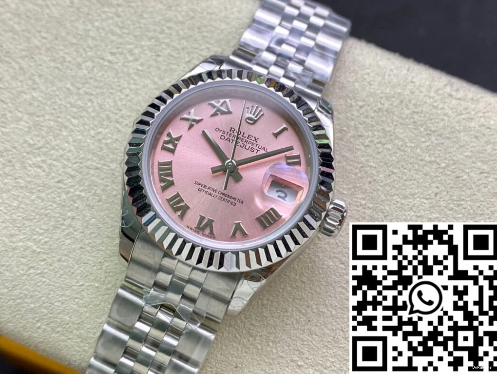M279174-0017 28MM Factory Pink Dial Datejust EW Rolex 1222